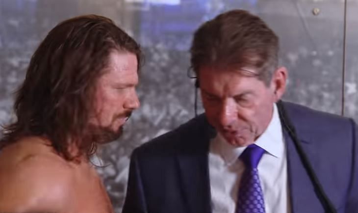 Image result for Vince McMahon aj styles