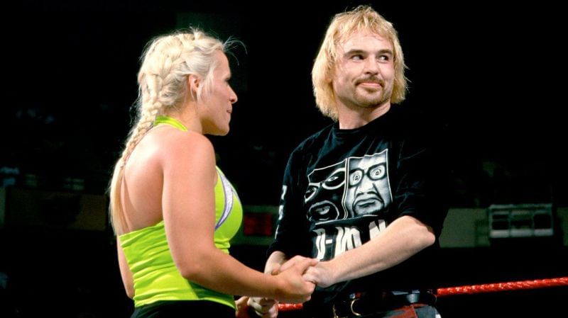 Little Spike Dudley received a WWF title shot after defending the honor of Molly Holly