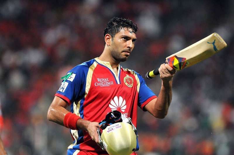 Yuvi on RCB