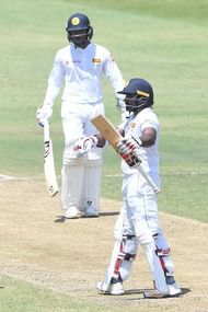 Kusal Perera scored an unbeaten 153 in the fourth innings of the match, South Africa v Sri Lanka- 1st Test