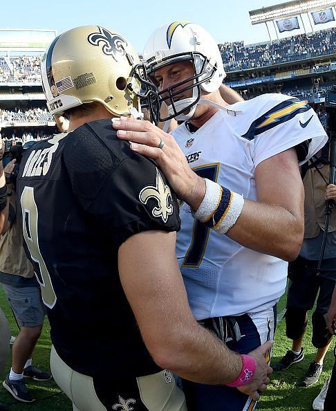 Drew Brees and Philip Rivers