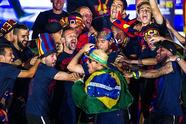 Barcelona Victory Parade