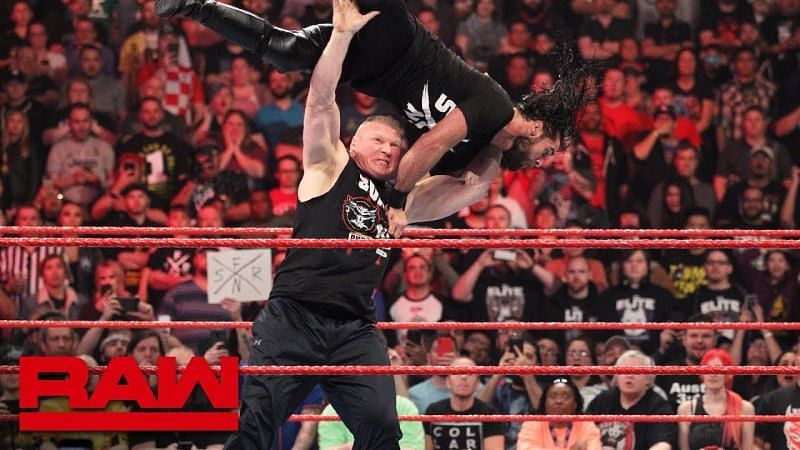 What will Rollins have to say after being decimated by Brock Lesnar?