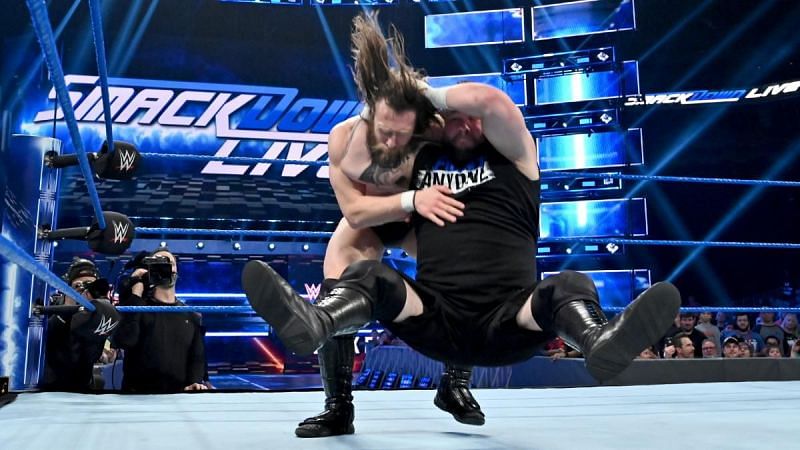 Kevin Owens used the Stunner to put Bryan down!