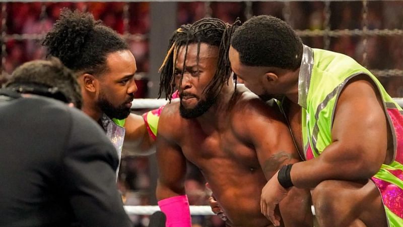 Kofi Kingston after being defeated inside Elimination Chamber match.