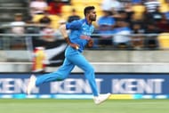 Hardik Pandya will miss India's upcoming series against Australia due to a stiff back