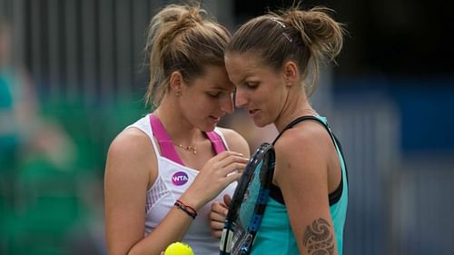 Karolina Pliskova and Kristyna Pliskova