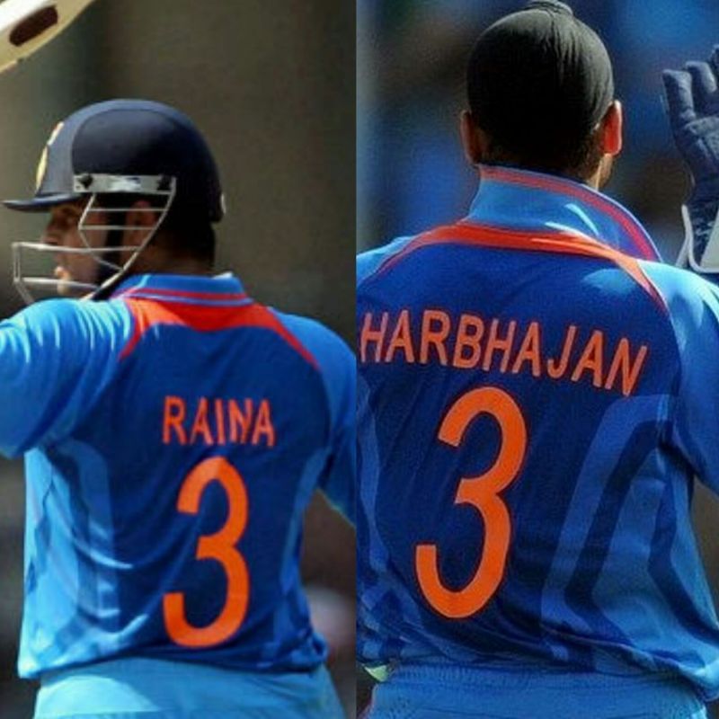 suresh raina jersey number