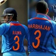 Harbhajan Singh and Suresh Raina