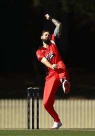Australia'sKane Richardson in action; SA v TAS - JLT One Day Cup