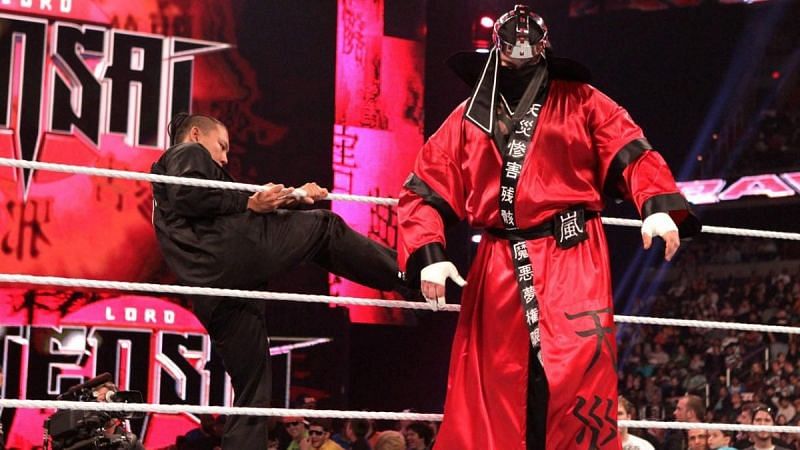 Tensai returned to WWE in 2012.