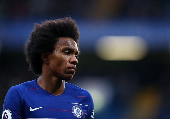 Willian had a couple of opportunities to break forward