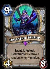 Image result for obsidian statue hearthstone