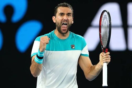 Marin Cilic at 2018 Australian Open - Day 11