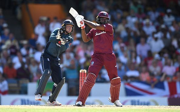 Chris Gayle now has 100 sixes against England