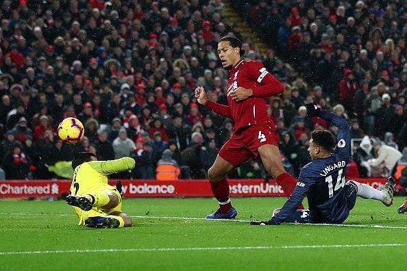 Liverpool beat Manchester United 3-1 when they met last time in December