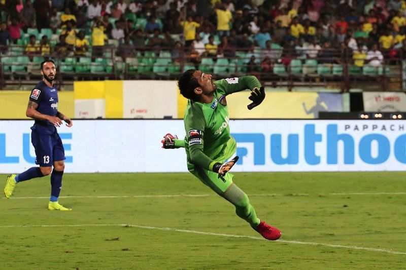 Karanjit had a forgetful outing against Kerala Blasters (Photo: ISL)