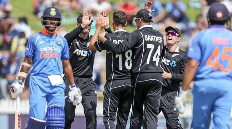 New Zealand countered Men in Blue in fourth ODI.