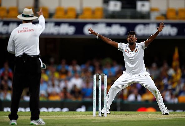 Suranga Lakmal proved his value in helpful conditions once again