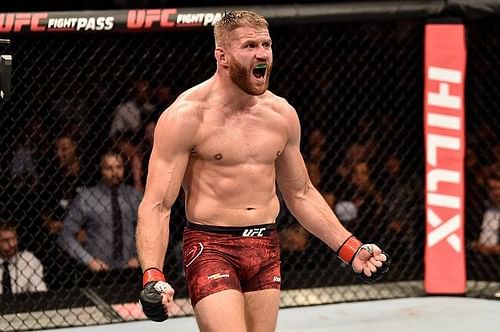 Jan Blachowicz following his victory over Nikita Krylov at UFC Fight Night: Hunt vs Oliynyk