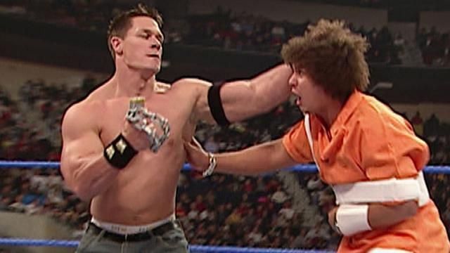 John Cena rose through the ranks of WWE with a chain wrapped around his fist
