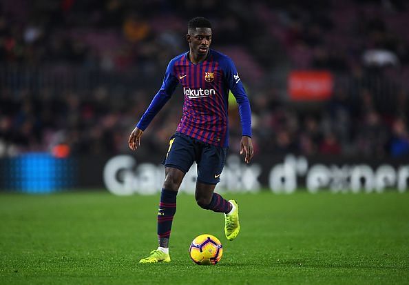 Dembele is in fine form for Barcelona