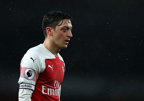 Mesut Ozil has started just one game in 2019