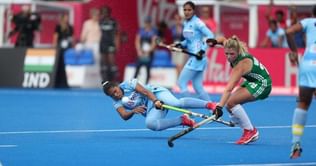 Indian women's hockey team draw 1-1 with Ireland