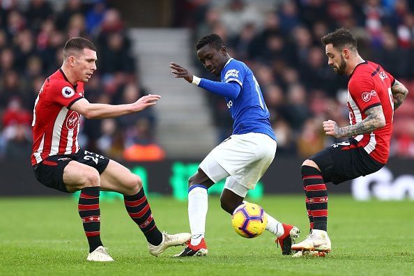 Gueye in action for Everton