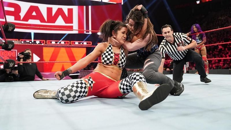 Bayley and her partner were in serious trouble in this match
