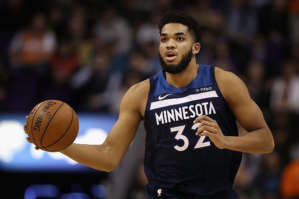 Karl-Anthony Towns was named an All-Star for the second time in his career