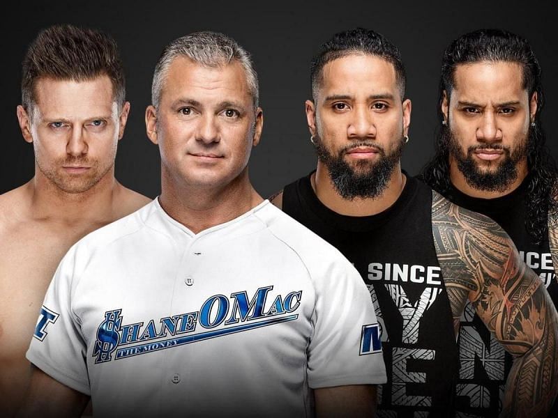 The Usos will be defending the SmackDown Live Tag Team Titles against Shane McMahon and The Miz at WWE Fastlane