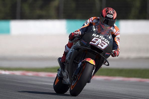 Marc Marquez is still recovering from an injury