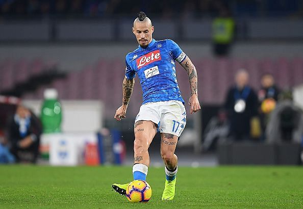 Influential midfielder Marek Hamsik spent 12 years with Napoli but departed for China earlier this week..