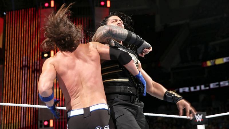 AJ Styles vs. Roman Reigns at Extreme Rules 2016 was the last time Styles headlined a co-branded PPV