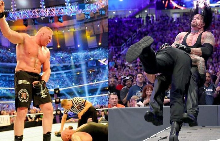 The elite two who have defeated the Deadman at WrestleMania