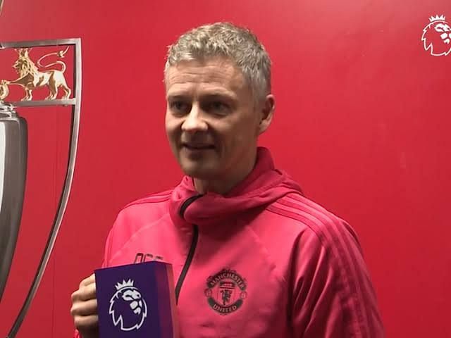 Ole Gunnar Solskjaer has won the MOTM award- Premier League 2018-19