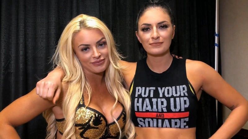 Mandy Rose and Sonya Deville have been involved in a feud with Naomi (and by extension Carmella)