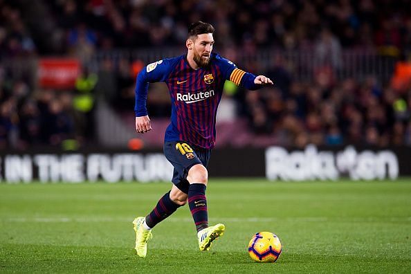 Lionel Messi is also the top scorer in La Lia