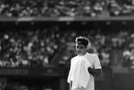 Federer losing to Kokkinakis in Miami, 2018