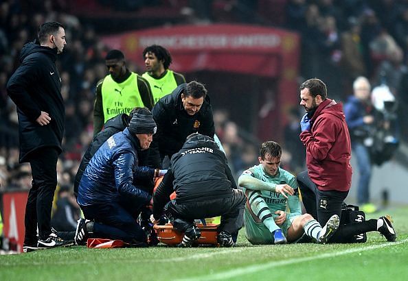 Injuries have ravaged the Arsenal squad.