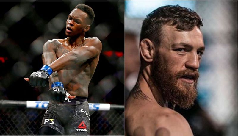 Israel Adesanya and Conor McGregor