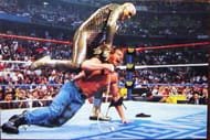 The arena couldn't contain the feud between Goldust and Rowdy Roddy Piper at WrestleMania XII