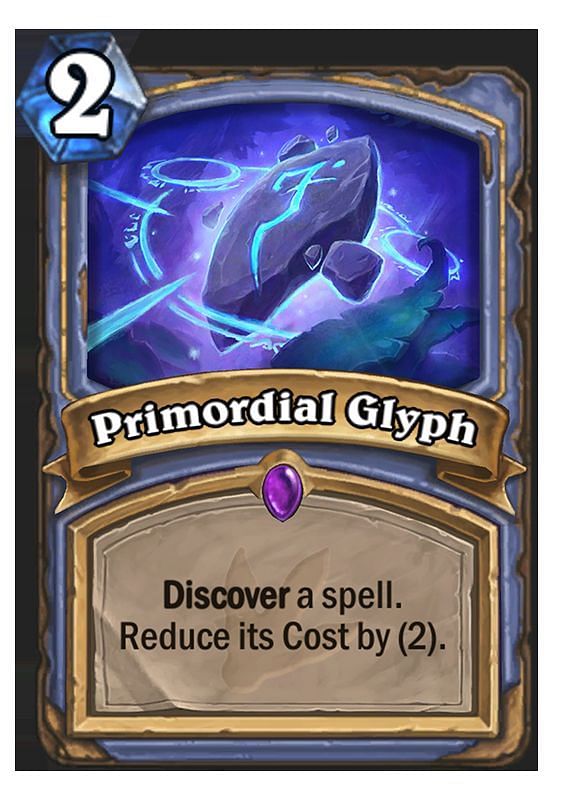Image result for primordial glyph hearthstone