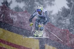 The Latest: Svindal beaten in his final race by Jansrud