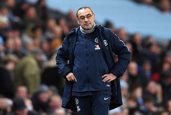 Chelsea&#039;s board are considering to sack Maurizio Sarri due to the te the recent run of form
