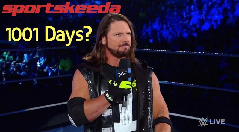 It has been 1001 days since AJ Styles headlined a dual-branded PPV