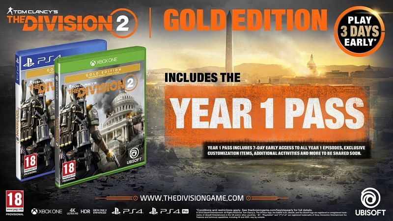 the division 2 pre order
