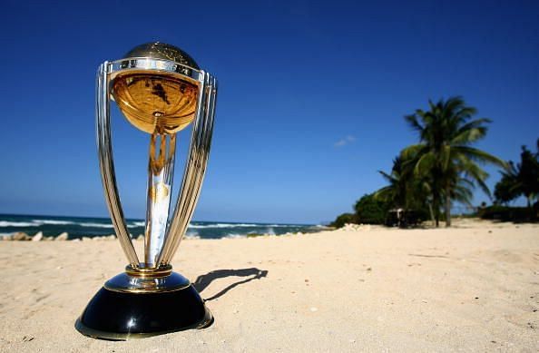 The ICC World Cup trophy