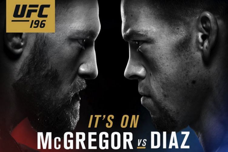 McGregor stepped up to Welterweight to fight Diaz